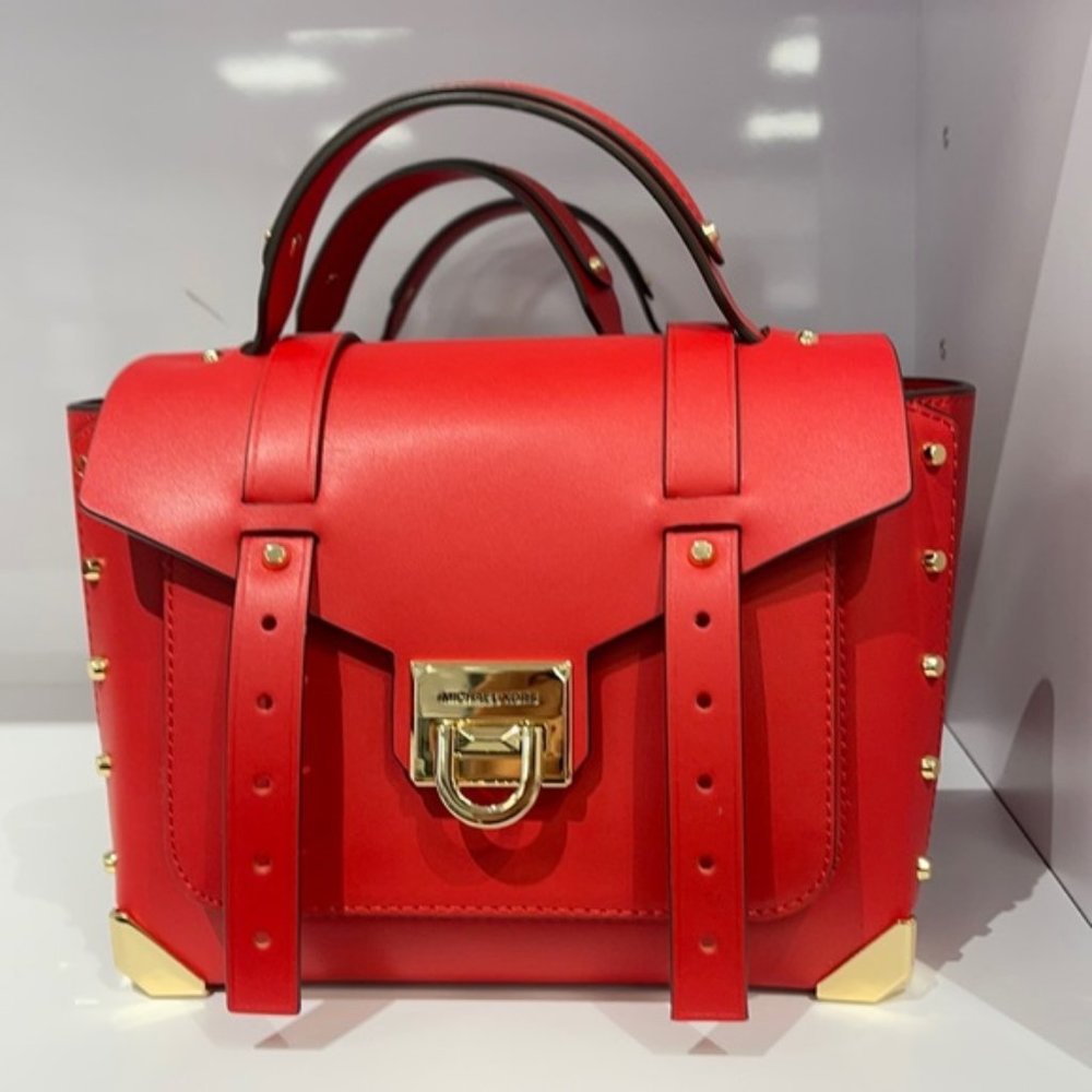 Michael Kors Manhattan Medium School Satchel - Picture 2 of 16